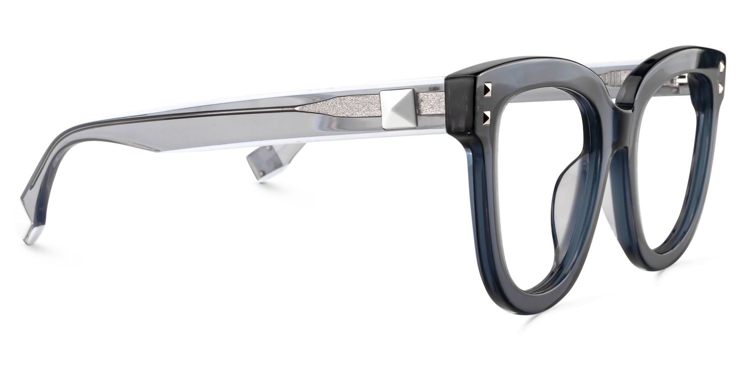 Round Gray Glasses | Zeelool Glasses4