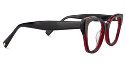 Casandra Square Black Glasses4
