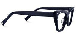 Casey Cat Eye Dark Blue Glasses4