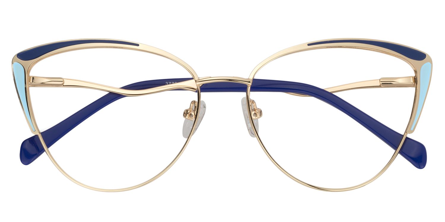 Cat Eye Blue Glasses | Zeelool Glasses1