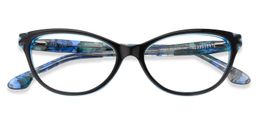 Celestyn Cat Eye Dark Blue Glasses1