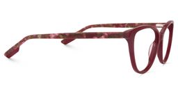 Chandra Cat Eye Dark Red Glasses4