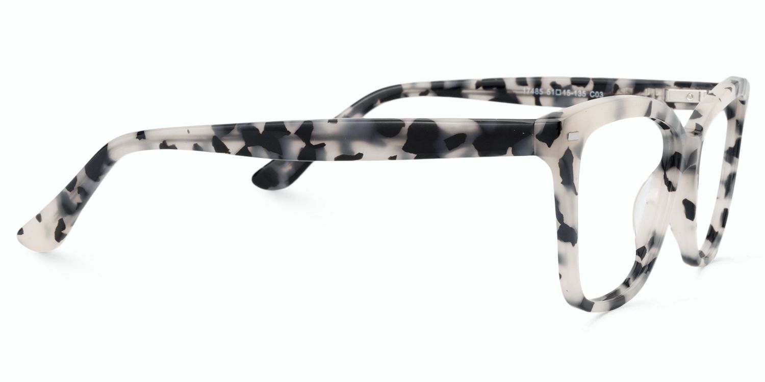 Square Light Tortoise Glasses | Zeelool Glasses4