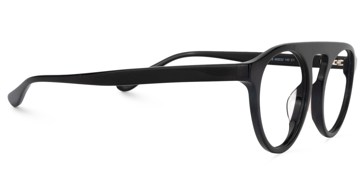 Round Black Glasses | Zeelool Glasses4