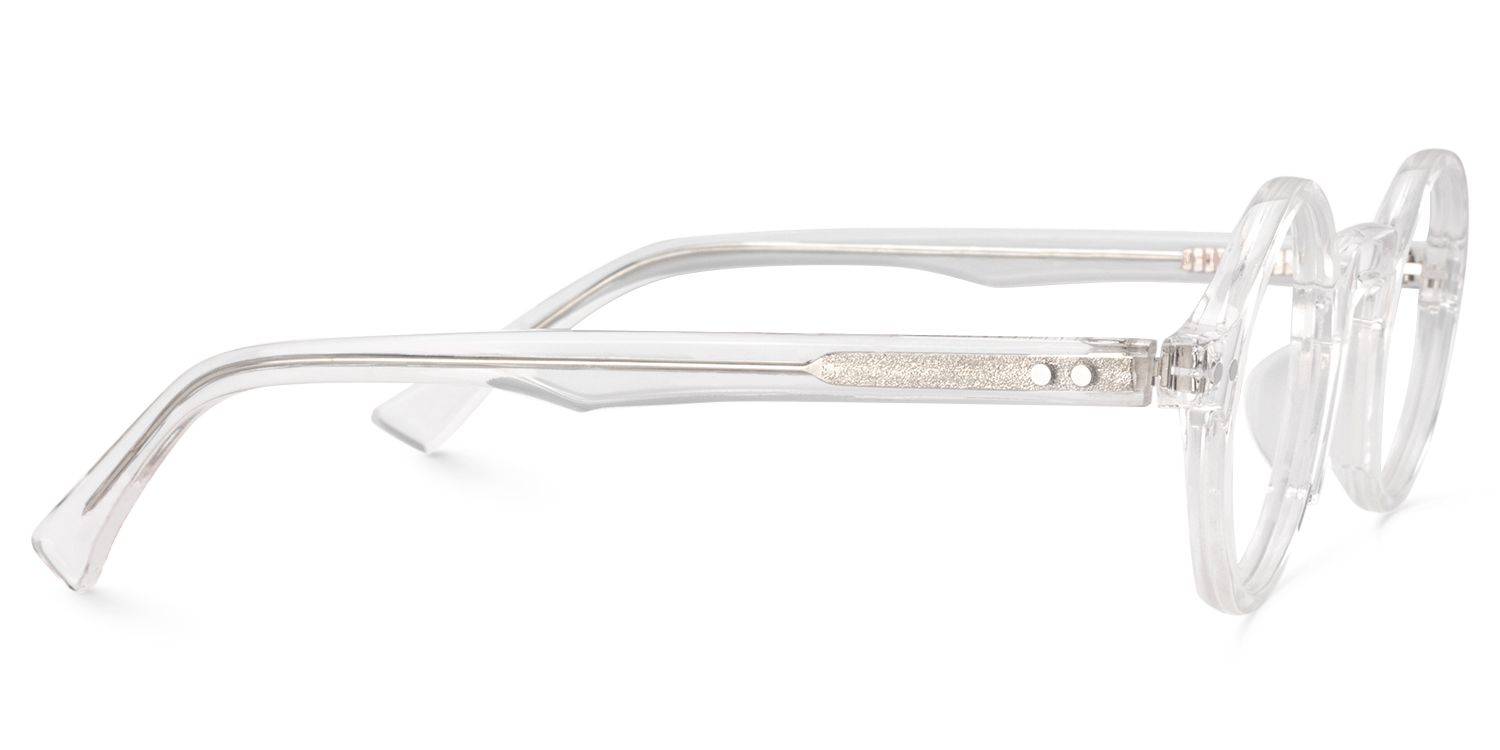 Round Clear Glasses | Zeelool Glasses4