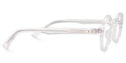 Cedric Round Clear Glasses4