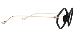 Misa Rhombic Black Glasses5