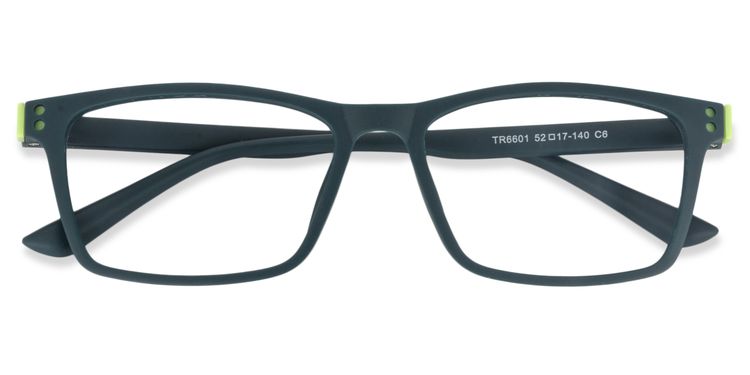Cheche Rectangle Dark Green Glasses