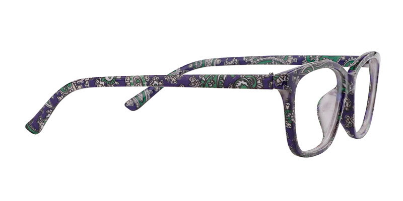 Rectangle Purple Reading Glasses | Zeelool Reading Glasses4
