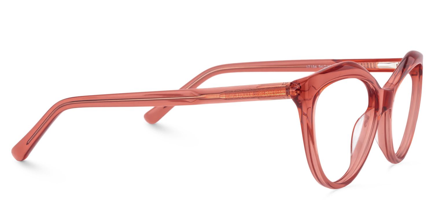 Cat Eye Red Glasses | Zeelool Glasses4
