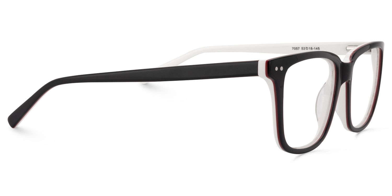 Rectangle Black Glasses | Zeelool Glasses5