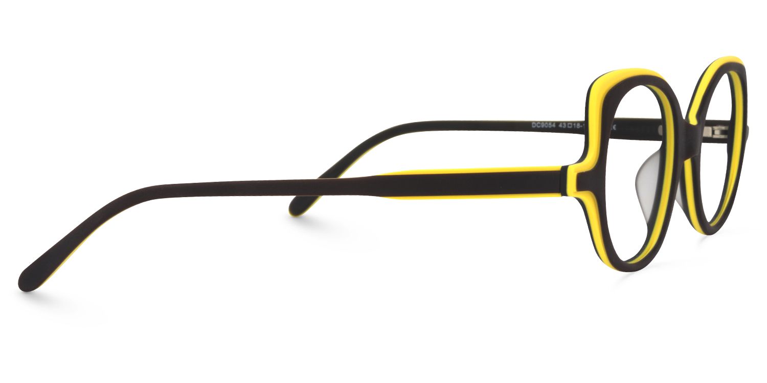 Brown Round Glasses | Zeelool Glasses4