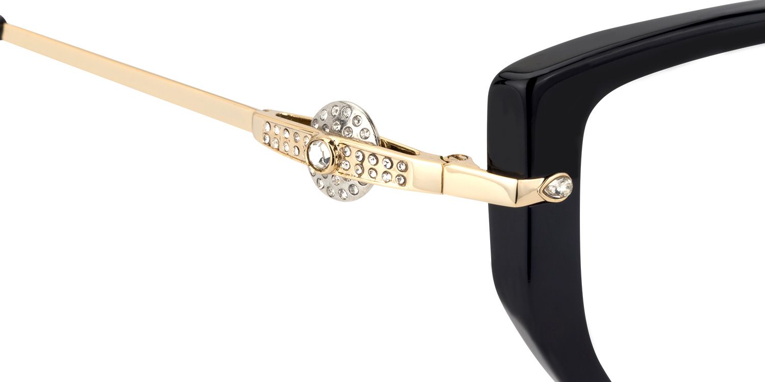 Cat Eye Black Glasses | Zeelool Glasses4