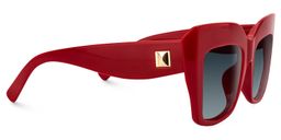 Alberta Red Square Sunglasses2