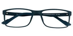 Beatrice Rectangle Dark-Green Glasses1