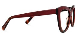 Pradia Cateye Red Glasses2