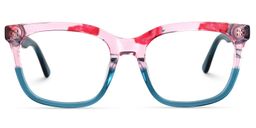 Kriss Square Blue Glasses0