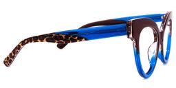 Ivelisse Cateye Red-Blue Glasses2