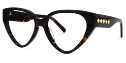 Marshea Geometric Tortoise Glasses1