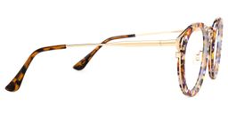 Nakesha Round Floral Glasses2