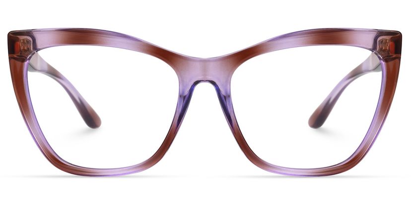 Ashton Cateye Purple Glasses