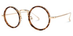 Alisa Round Tortoise Glasses1