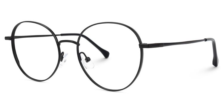 Renee Round Black Glasses