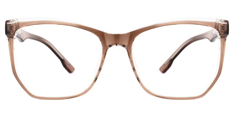 Libby Geometric Brown Glasses