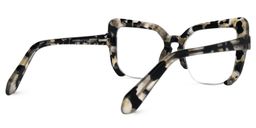 Valencia Cateye Gray-Tortoise Glasses3