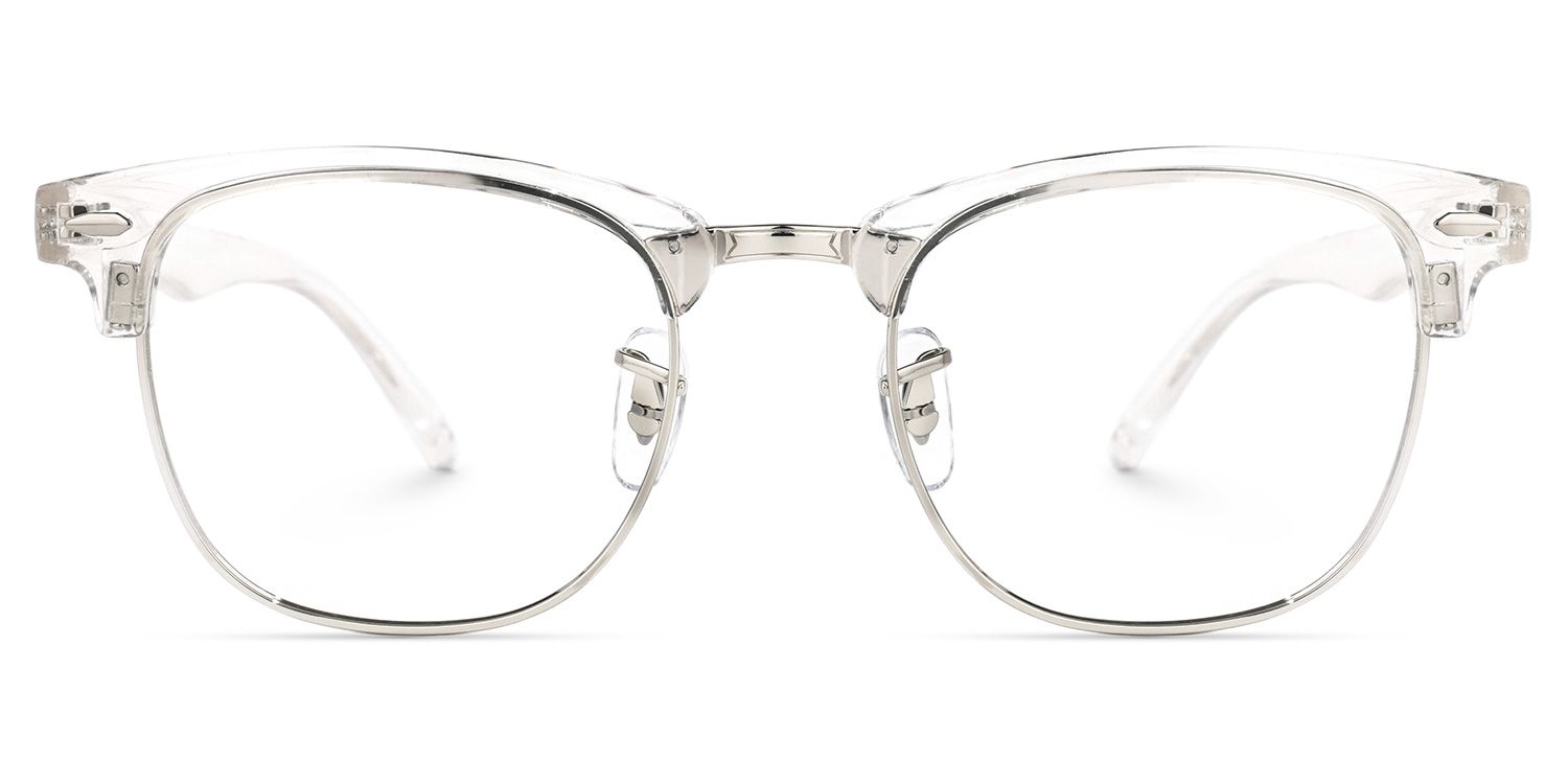 Hacker Browline Clear Glasses | Zeelool Glasses0