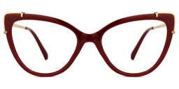 Yashira Cateye Red Glasses0