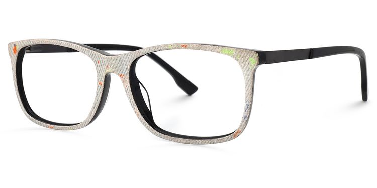 Seabrooks Square Gray Glasses