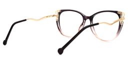 Gisela Cateye Purple Glasses3
