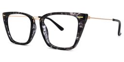 Katina Square Gray-Floral Glasses1
