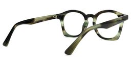 Natilus Round Green-Stripe Glasses3