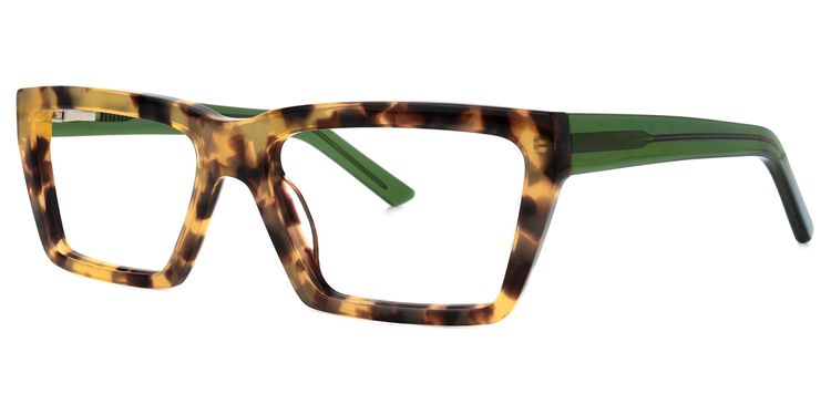Dulaine Square Tortoise Glasses