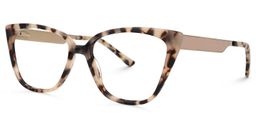 Knapp Cateye Pink-Tortoise Glasses1