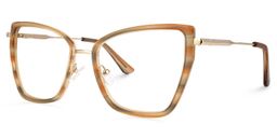 Morris Cateye Brown Glasses1