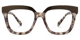 Cecelia Square Floral Glasses0