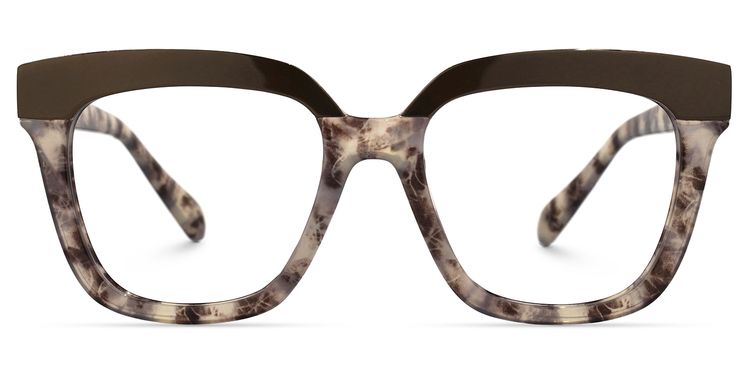Cecelia Square Floral Glasses
