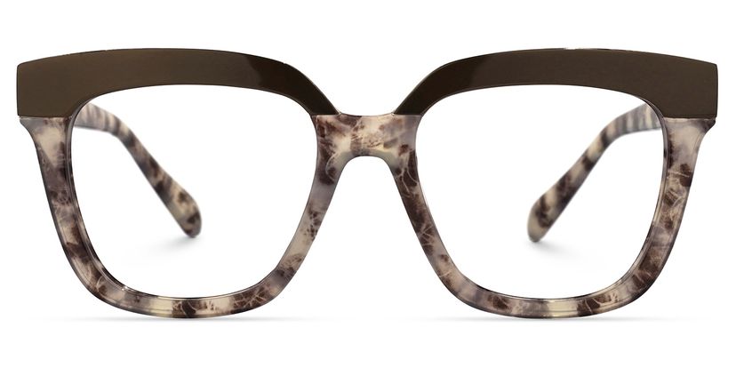 Cecelia Square Floral Glasses