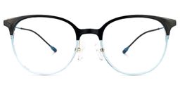 Santana Round Light-Blue Glasses0