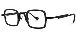 Roselyn Square Black Glasses1