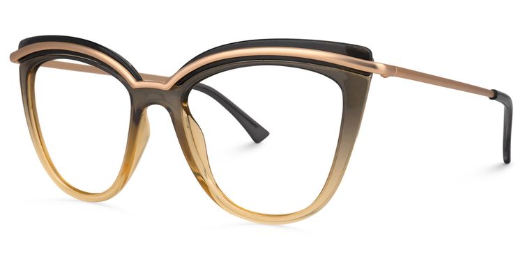 Wasiq Cateye Gray Glasses