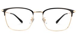 Stanage Browline Gold Glasses0