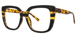Brenda Square Black Glasses2