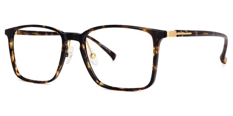 Voncille Square Tortoise Glasses