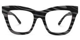 Pastora Cateye Gray-Black Glasses0