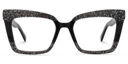 Akers Cateye Black Glasses0