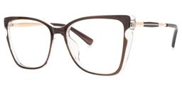 Shinault Cateye Brown Glasses1